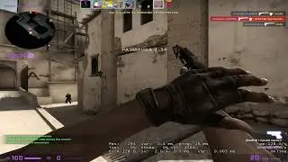 мой тиммейт на разминке CSGO/CS2