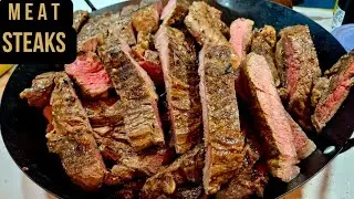 Simple Meat Steaks recipe/Mouth watering steaks easy to makr
