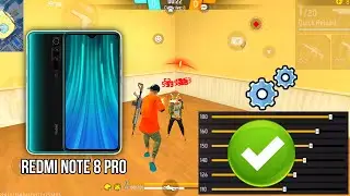 Redmi Note 8 Pro free fire sensitivity setting ⚙️ | Redmi Note 8 Pro free fire headshot setting ⚙️