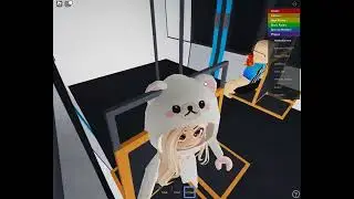 Ехала на поезде  а у меня тусовка нубов Roblox Automatic Subway