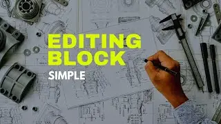 TUTORIAL AUTOCAD - CARA SIMPLE EDITING BLOCK