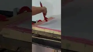 Esticando Tela com Cola #serigrafía  #art #ilustra #design #logo #printing