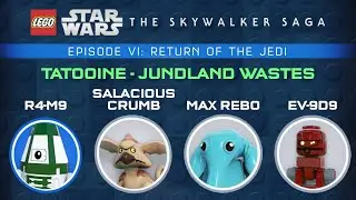 Lego SW Skywalker Saga - R4-M9, Salacious, Max Rebo & 9D9 (Jundland characters)
