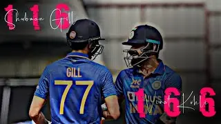 Virat Kohli And Shubman Gill Status | India vs Srilanka Whatsapp Status | Century Status #shorts #yt