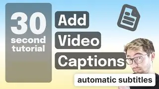 Easy Way to Add Video Captions to Any Video | Adding Subtitles 