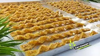 وصفه مقرمشات مملحه عبقريه اروع من السابليه والقراقيش❗طريقه معجنات بدون عجن ولا تخمير سهله و سريعه
