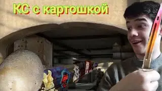 Учу картошку играть в КС ➡️ игра с 🤖ботами