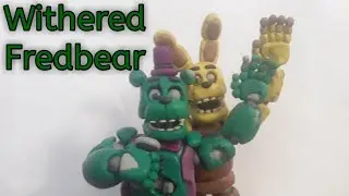 Лепка персонажа Withered Fredbear