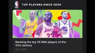 Ranting about ESPN Top 25 since 2000!? 