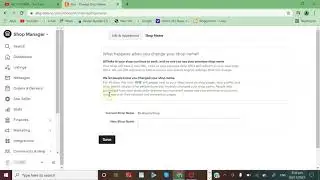 HOW TO CHANGE ETSY STORE NAME | JnC Tutorial