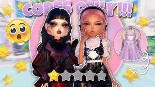ONLY Using *CODE ITEMS* In Dress To Impress NO MATTER The Theme!! (Roblox)