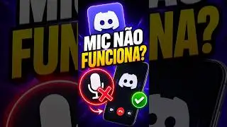 MICROFONE do DISCORD NÃO FUNCIONA (TUTORIAL de COMO RESOLVER) ⚙️✅️ 