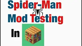 Minecraft education edition mod test: Spider-man NPC