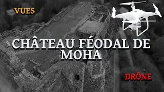 (Studio ATB 54) Château de Moha vue en DRONE colorisation 1965