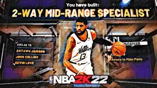 NBA 2K22 BEST 2-WAY BUILD! (2-WAY MID RANGE SHOOTER) Current Gen