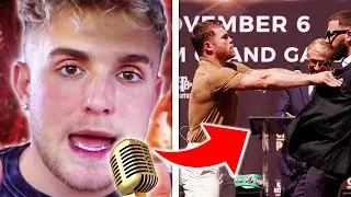 Celebrities Reacting To Canelo Alvarez & Caleb Plant FAKE FIGHT at Press Conference