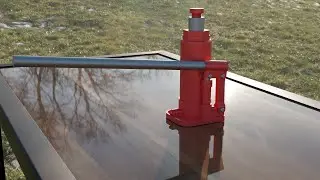 Hydraulic Jack design and animation in fusion 360