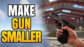 How To Make Your Gun Smaller In Rust | Console Command To Reduce Weapon and Iron Sight Size