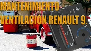 Ventilation (heating) maintenance Renault 9 and 11 [Part 1]