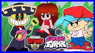 ⭐️ FRIDAY NIGHT FUNKIN VS BRAWL STARS ANIMATION - Poco VS Boyfriend