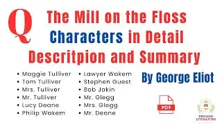 CHARACTER ANALYSIS in The Mill on the Floss? #characters #georgeeliot #Millonthefloss #Novel