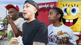 We Tried The New KRABBY PATTY MEAL From Wendys!