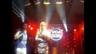 Alinne Rosa me desejando Parabéns no Porcão *-*