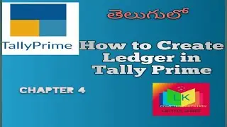 how to create ledger in tally prime