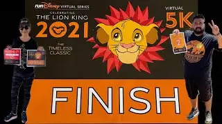 RunDisney Lion King Summer Series 5K challenge. Race 1 of 3 2021