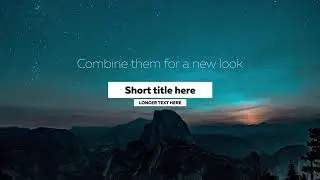 Lower Thirds Vol.3 - Simple After Effects Lower Thirds