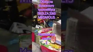Новинка! TROLZA 5265 MEGAPOLIS из бумаги 