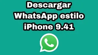 WhatsApp Estilo iPhone 9.41 (Actualizar última versión 2022)