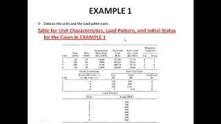 UNIT COMMITMENT SOLUTION METHODS Dynamic Programming Solution Part I by Prathita Roy