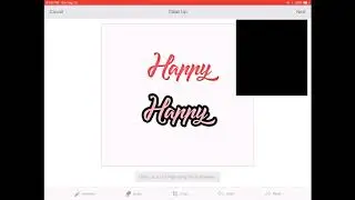 Shadow outline for Cricut Design