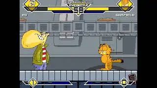 MUGEN battle #10: Ed vs Garfield