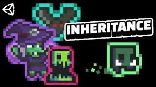 How to use INHERITANCE (C#) to create more characters' behaviors in Unity