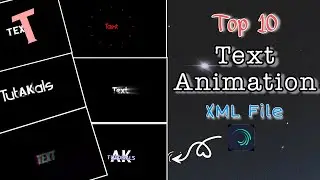 Top - 10 Text Animation Alight Motion | Text Preset Alight Motion