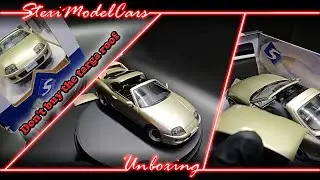 Toyota Supra MK4 (A80) Targa roof 1998 - Solido - 1:18 1/18 modelcar unpacking & presentation