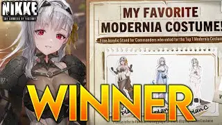 THE FREE MODERNIA SKIN HAS BEEN CHOSEN!! THIS SKIN SWEPT!!! Goddess Of Victory: Nikke