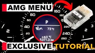Detailed ACTIVATION AMG MENU with Vediamo & Openport on Mercedes W211, W219 / Coding AMG Menu W211