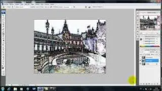 Tutorial de Photoshop - Convertir una imagen a dibujo a lapiz de color