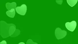 ПРОЗРАЧНЫЕ СЕРДЕЧКИ ! ХРОМАКЕЙ ! зеленый фон ! ГРИН СКРИН ! Green Screen !