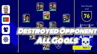 Completely destroyed Opponent team |efooball23| #efootball #pes