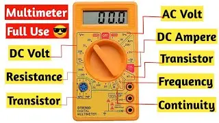 Digital Multimeter Kaise Use Kare Ghar Par | multimeter use at home multimeter tutorial by Jaatgroup
