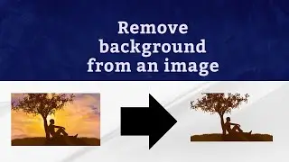 How to remove background from an image