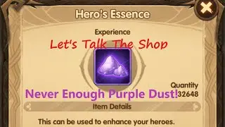 AFK Arena Shopping for Hero Essence + How to Calculate Daily Resource Gains