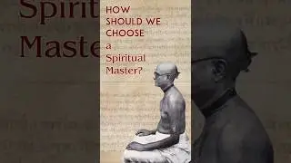 How Should We Choose a Spiritual Master? | Prabhupāda Vāṇī #shorts