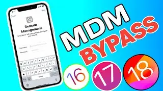 MDM iPhone Remote Management Lock bypass Unlock Tool 2025 iPhone MDM Lock Removed 100%
