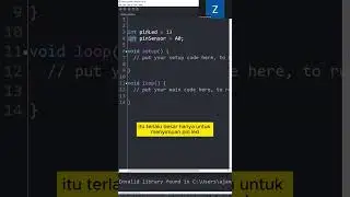 Tips Pemrograman Arduino Variabel Untuk Pin #arduino #shorts