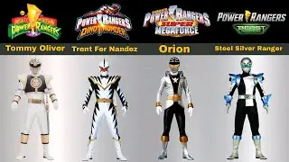 All White Power Rangers List l Power Rangers ll